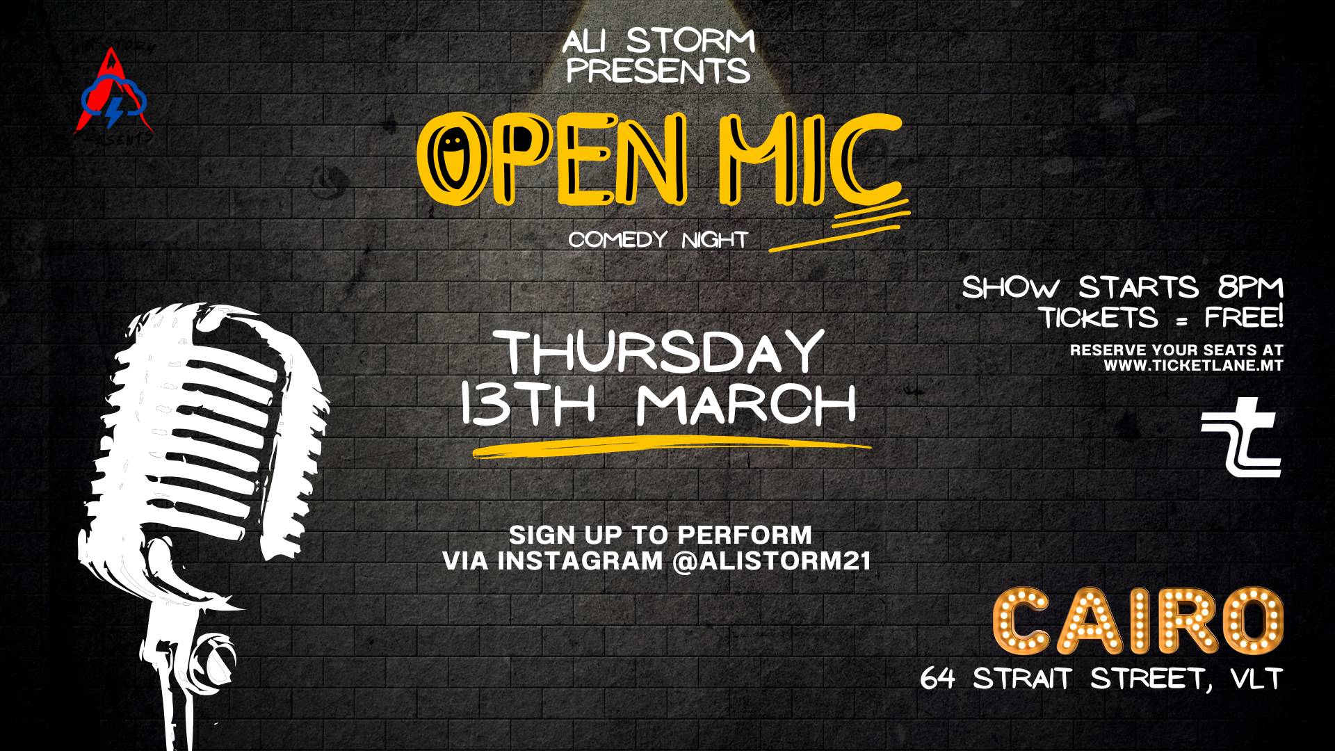 Open Mic Comedy Night Cover Image