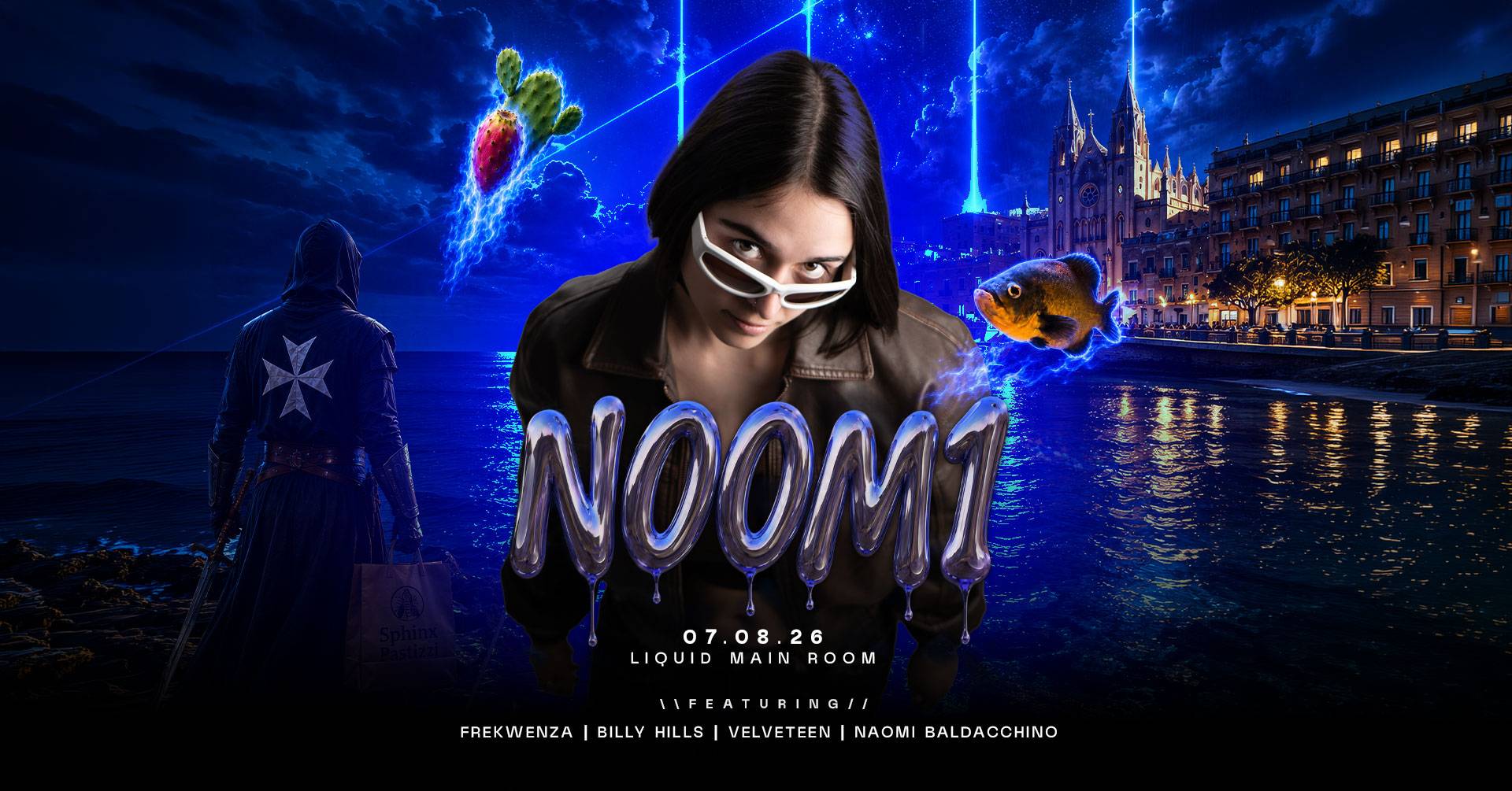 Vampa Presents: N00M1 @ Liquid Club, Malta Cover Image
